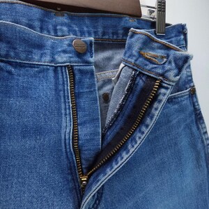 VTG Y2K Wrangler Jeans Mens 32x32 Blue Slim Fit Straight Leg Western Made in USA image 7