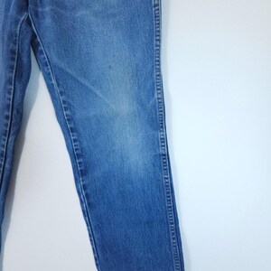 VTG Y2K Wrangler Jeans Mens 32x32 Blue Slim Fit Straight Leg Western Made in USA image 9