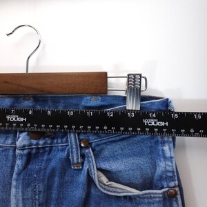 VTG Y2K Wrangler Jeans Mens 32x32 Blue Slim Fit Straight Leg Western Made in USA image 15