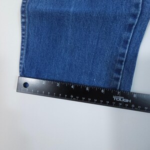 VTG Y2K Wrangler Jeans Mens 32x32 Blue Slim Fit Straight Leg Western Made in USA image 14