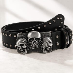 Y2k Studded Belt - Etsy