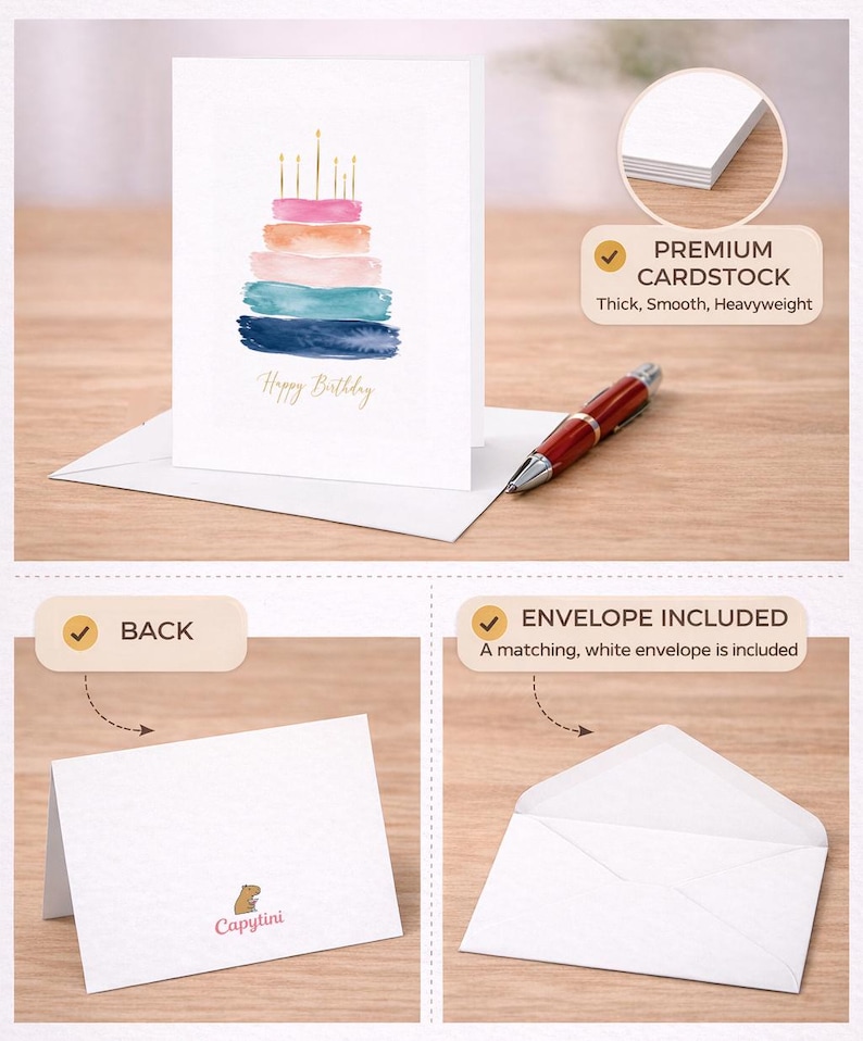 Happy Birthday Watercolor Cake Birthday Card Colorful Artistic Design happy-birthday-watercolor-cake-birthday-card-colorful-artistic-design
