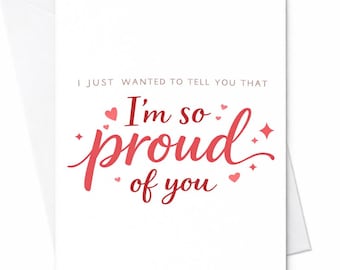 I Just Wanted To Tell You That I’m So Proud Of You Graduation Card Congrats Graduate Achievement Card Gift For Daughter Son Friend C865