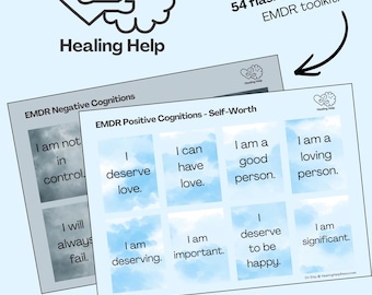 EMDR Cognition Flashcard BUNDLE