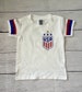 Personalized USA National Soccer Jersey Toddler T-Shirt 
