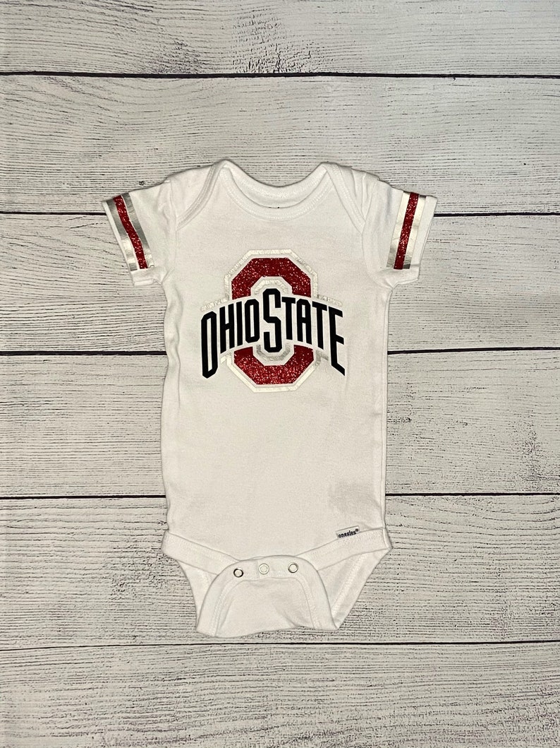 Baby Ohio State University Football Jersey Onesies by Gerber Etsy
