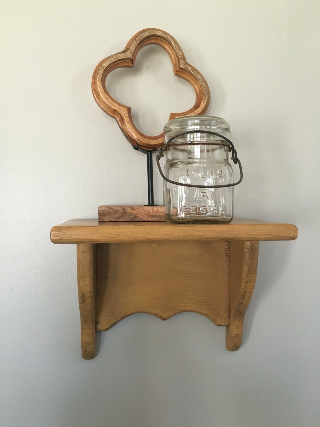 HandPainted Wall Shelf in Arles