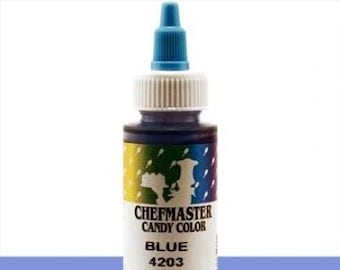 Chefmaster Oil Based Candy Colors ~ Chocolate Color ~ Blue Color