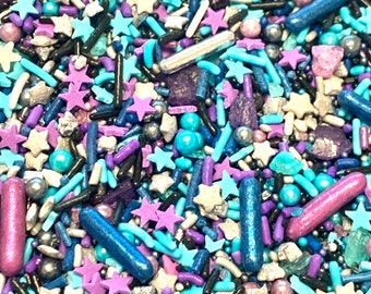 Galaxy Sprinkle Mix ~ Outer Space ~ Space Party ~ Cupcake Sprinkles