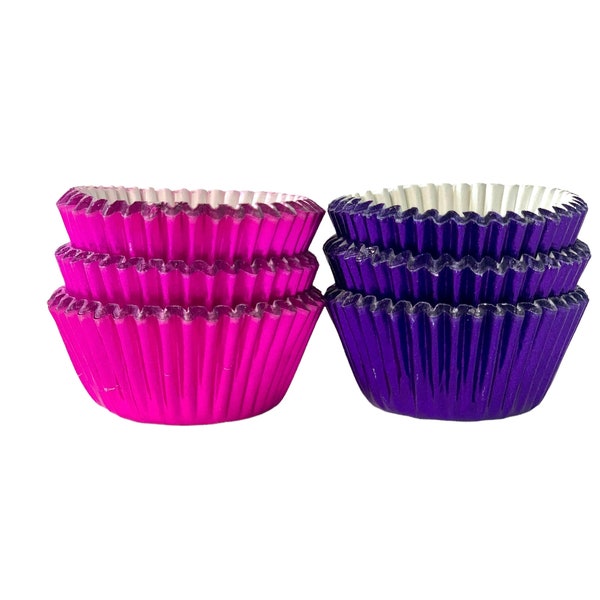 Foil Candy Cups ~ Mini Cupcakes ~ Mini Baking Cups ~ Foil Cups ~ 100 cups