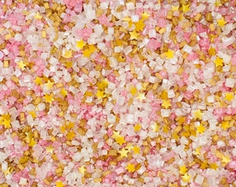Princess Party ~ Sugar Sprinkles ~ Cocktail Sugar ~ Rimming Sugar ~ Glittery Sugar