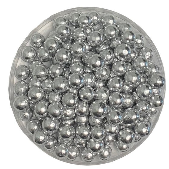 Silver Dragees Metallic Dragees 8mm Dragees by DK DeleKtables