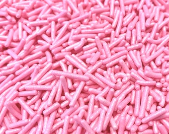 Pearly Pink ~ Pearly Jimmies ~ Pink Jimmies ~ Pearly Sprinkles