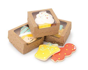 Kraft Cookie Boxes ~ Kraft Gold Dots ~ Sweet Sugarbelle Boxes ~ Cookie Boxes