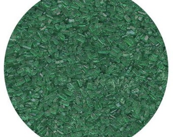 Crystal Sugar ~ Green ~ Chunky Sugar ~ Sprinkle Sugar