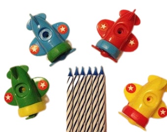 Airplane Birthday Party Candles