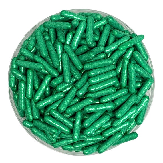Confetti verdi metallizzati Aste metalliche verdi -  Italia