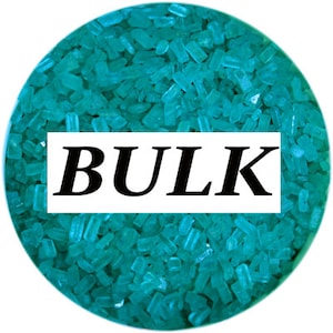 Teal Crystal Sugar ~ Bulk Pricing ~ Cookie Sugar ~ Cocktail Sugar