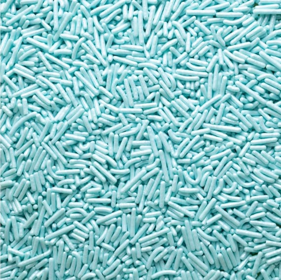 Pearly Light Blue Pearly Jimmies Light Blue Jimmies Pearly