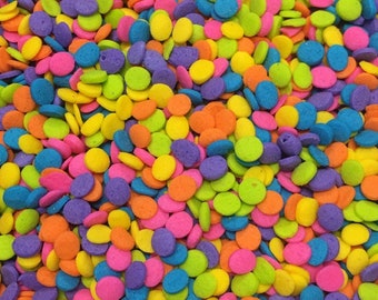 Neon Sprinkles ~ Edible Confetti ~ Round Sprinkles ~ Sprinkle Quins