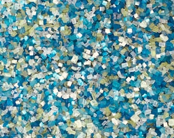 Sous la mer ~ Mermaid Party ~ Cocktail Sugar ~ Dessert Sugar ~ Glittery Sugar