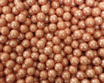 Sugar Pearls ~ Rose Gold ~ Pearl Beads ~ Edible Pearl Beads ~ Candy Beads