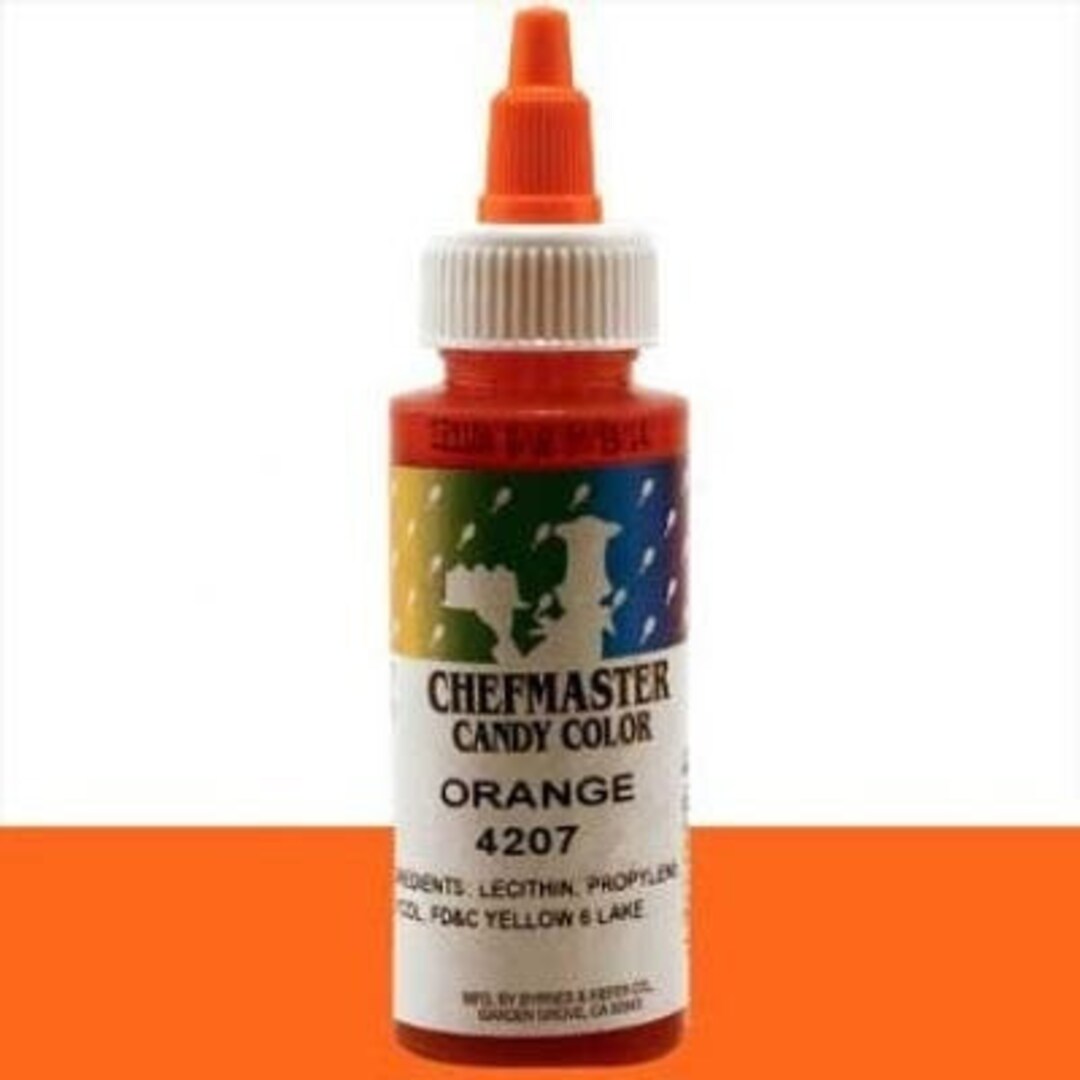 Chefmaster Oil Based Candy Colors ~ Chocolate Color ~ Orange Color ...
