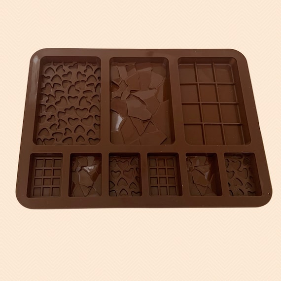 Silicone Mold Chocolate Bar Mold Mini Chocolate Bar Mold Cupcake