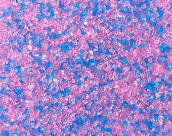 Cotton Candy Flavored Sugar ~ Sanding Sugar ~ Rimming Sugar ~ Cocktail Sugar ~ Dessert Sugar