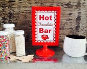 Hot Chocolate Bar Sign ~ Winter Party ~ Christmas Party ~ Hot Cocoa Bar Il_170x135