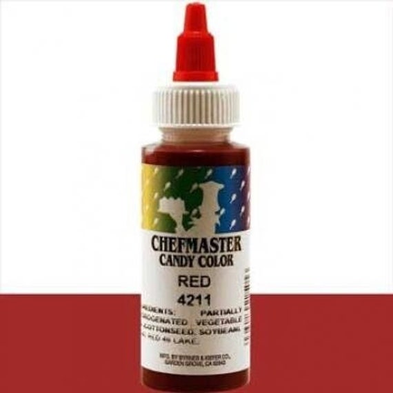 Chefmaster Oil Based Candy Colors ~ Chocolate Color ~ Red Coloring by