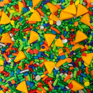 Pizza Sprinkles ~ Turtle Party ~ Cupcake Sprinkles ~ Cake Sprinkles ~ Dessert Sprinkles
