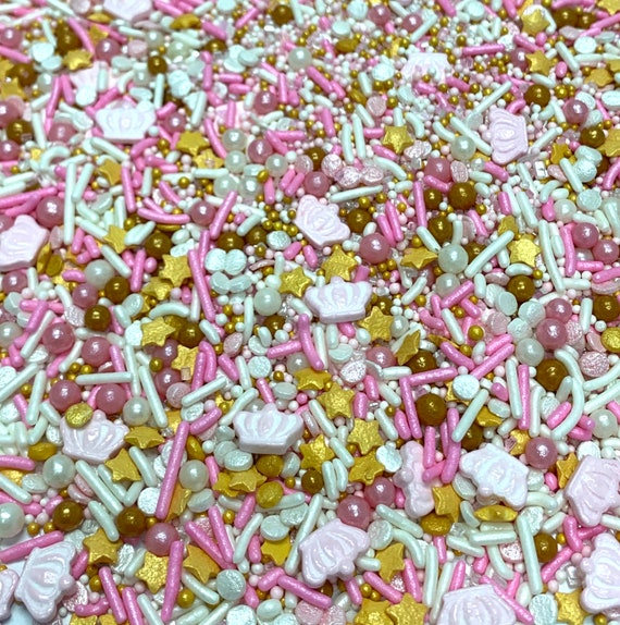 Princess Sprinkles ~ Cupcake Sprinkles ~ Cake Sprinkles ~ Birthday Sprinkles Il_570xn