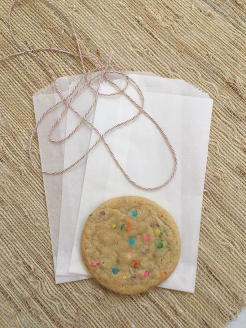 White Glassine Bag Wax Paper Bags Cookie Bag Etsy