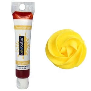 Yellow Gel Food Coloring - Celebakes - Gel Food Color, Food Coloring, Yellow Frosting, Yellow Icing, Cookie Cake Decorations