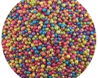 Pearly Nonpareils ~ Rainbow Nonpareils ~ Shimmer Nonpareils ~ Tiny Ball Sprinkles ~ Nonpareil Sprinkles