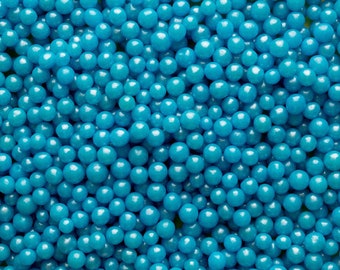 Sugar Pearls ~ Blue Pearl ~ Pearl Beads ~ Edible Pearl Beads ~ Candy Beads