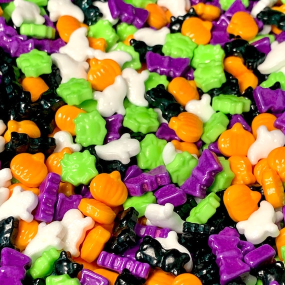 Halloween Candy ~ Candy Sprinkles ~ Halloween Shapes