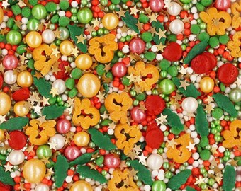 Gingerbread Man ~ Nut Free ~ Gluten Free ~ Christmas Sprinkles Blend ~ Cake Decoration