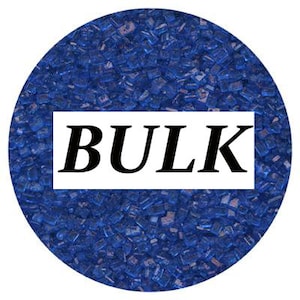 Royal Blue Crystal Sugar ~ Bulk Pricing ~ Cookie Sugar ~ Cocktail Sugar