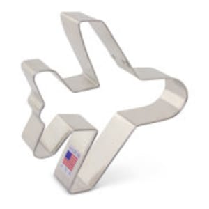 Airplane Cookie Cutter ~ Metal Cookie Cutter ~ Made in the USA