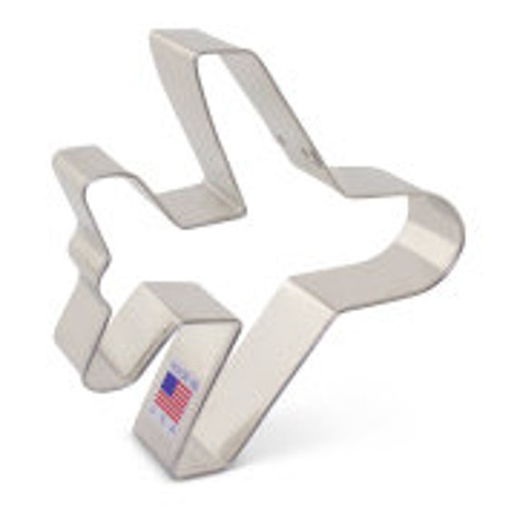 Airplane Cookie Cutter Metal Cookie Cutter Made in the USA by DK