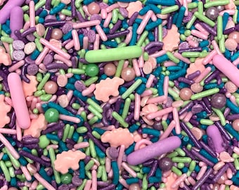 Pink Dinosaur ~ Dinosaur Sprinkles ~ Cupcake Sprinkles ~ Cake Sprinkles