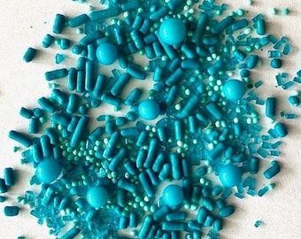 Teal Sprinkles ~ Teal Mono ~ Cupcake Sprinkles ~ Cake Sprinkles