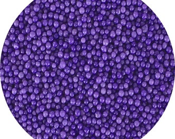 Nonpareils ~ Purple Nonpariels ~ Tiny Ball Sprinkles ~ Purple Sprinkles