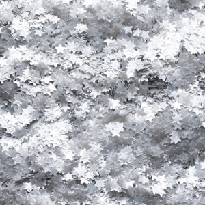 Silverstjärna ~ Ätbara glitterpaljetter ~ Glitterstjärnor ~ Stjärnpaljetter