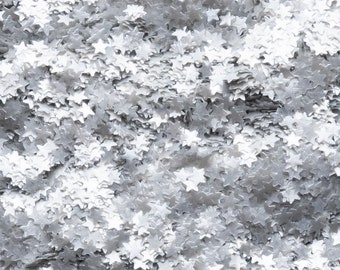 Silver Star Shaped Glitter, Edible Food Grade Glitter Flakes for Cakes ...