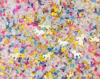Unicorn Sugar ~ Edible Glitter ~ Drink Sugar ~ Cocktail Sugar ~ Rainbow Sugar ~ Dessert Sugar