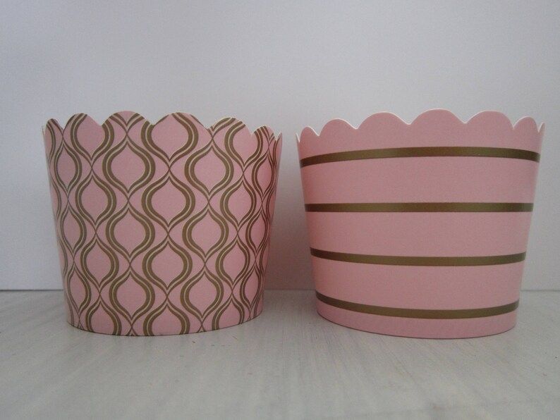 Pink /& Gold ~ Baking Cups ~ Dessert Cups ~ Small Cups ~ Baby Shower ~ Bridal Shower ~ Bithday Party