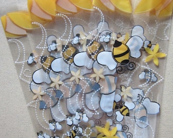 Bee Cello Bags ~ Party Bags ~ Gift Bags - 20 bags